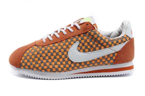 nike cortez 2013 chaussures femme nylon 09 nike cortez weave orange new  acheter en ligne